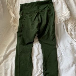 Army green fabletics leggings